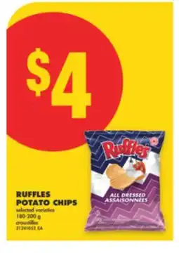 No Frills RUFFLES POTATO CHIPS, 180-200 G offer