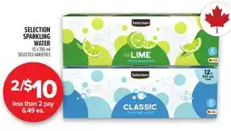 Metro SELECTION SPARKLING WATER offer