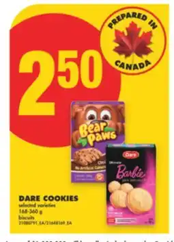 No Frills DARE COOKIES, 168-360 G offer