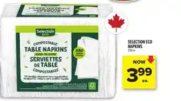 Metro SELECTION ECO NAPKINS offer