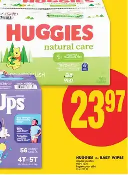 No Frills HUGGIES, 16X BABY WIPES, 960-1152'S offer