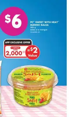 No Frills PC SWEET WITH HEAT MANGO SALSA, 350 G offer