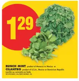 No Frills BUNCH MINT OR CILANTRO offer