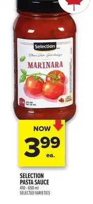 Metro SELECTION PASTA SAUCE offer