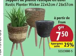 Sushi Shop Rustic Planter Wicker offer