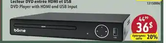 Sushi Shop Borne DVD Player with HDMI and USB Input offer