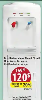 Sushi Shop Floor Water Dispenser Hot/Cold with storage offer