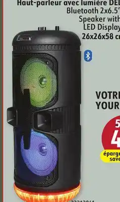 Sushi Shop Bluetooth 2x6.5 Speaker with LED Display offer