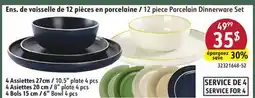 Sushi Shop 12 piece Porcelain Dinnerware Set offer
