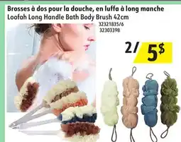 Sushi Shop Loofah Long Handle Bath Body Brush 42cm offer