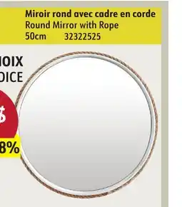 Sushi Shop Round Mirror with Rope offer