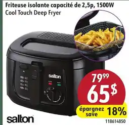 Sushi Shop Salton Cool Touch Deep Fryer offer