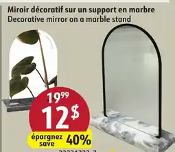 Sushi Shop Decorative mirror on a marble stand offer