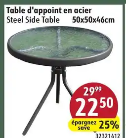Sushi Shop Steel Side Table offer