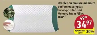 Sushi Shop Eucalyptus Infused Memory Foam Pillow offer