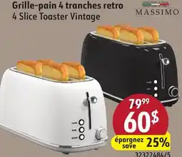 Sushi Shop Massimo 4 Slice Toaster Vintage offer