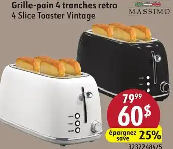 Sushi Shop Massimo 4 Slice Toaster Vintage offer