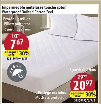 Sushi Shop Waterproof Quilted Cotton Feel Pillow protector offer