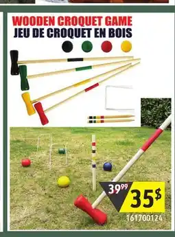 Sushi Shop WOODEN CROQUET GAME offer