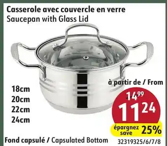 Sushi Shop Saucepan with Glass Lid offer