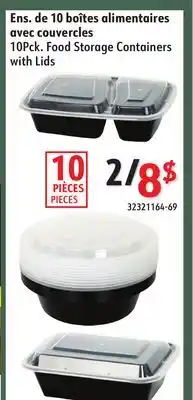Sushi Shop 10Pck, Food Storage Containers with Lids offer
