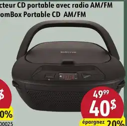 Sushi Shop BoomBox Portable CD AM/FM offer
