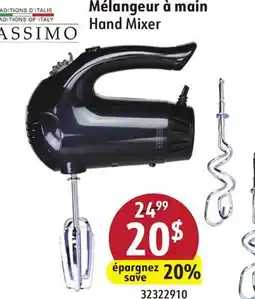 Sushi Shop MASSIMO Hand Mixer offer