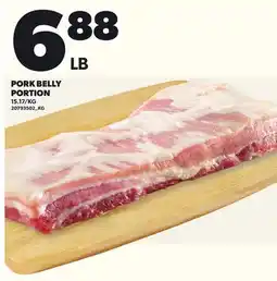 Loblaws PORK BELLY PORTION offer