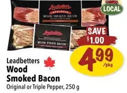 Farm Boy Leadbetters Wood Smoked Bacon offer