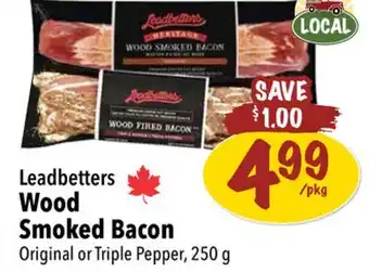 Farm Boy Leadbetters Wood Smoked Bacon offer