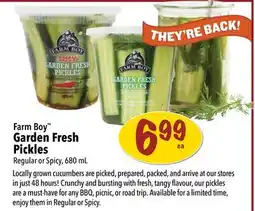 Farm Boy Farm Boy Garden Fresh Pickles offer