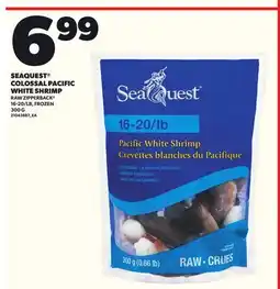 Loblaws SEAQUEST COLOSSAL PACIFIC WHITE SHRIMP, 300 G offer