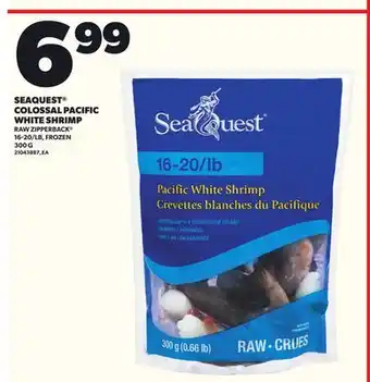 Loblaws SEAQUEST COLOSSAL PACIFIC WHITE SHRIMP, 300 G offer