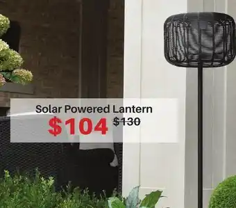 Dot Furniture Solar Powered Lantern offer