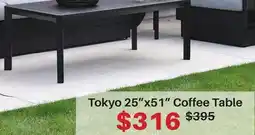 Dot Furniture Tokyo 25x51 Coffee Table offer
