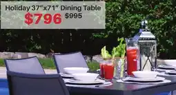 Dot Furniture Holiday 37x71 Dining Table offer