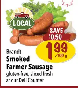 Farm Boy Brandt Smoked Farmer Sausage offer