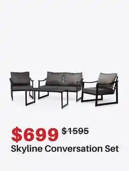 Dot Furniture Skyline Conversation Set offer