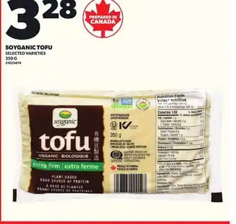 Loblaws SOYGANIC TOFU, 350 G offer