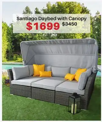 Dot Furniture Santiago Daybed with Canopy offer
