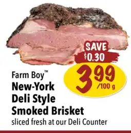 Farm Boy Farm Boy New-York Deli Style Smoked Brisket offer