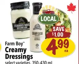 Farm Boy Farm Boy Creamy Dressings offer