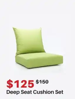 Dot Furniture Deep Seat Cushion Set offer