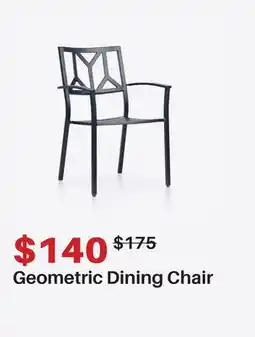 Dot Furniture Geometric Dining Chair offer