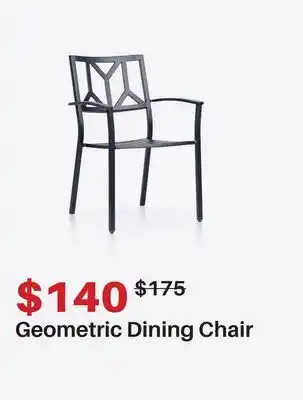 Dot Furniture Geometric Dining Chair offer