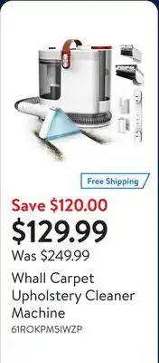 Walmart Whall Carpet Upholstery Cleaner Machine offer