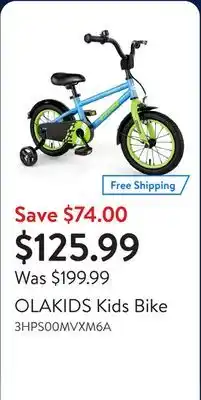 Walmart OLAKIDS Kids Bike offer