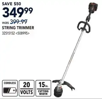 RONA STRING TRIMMER offer