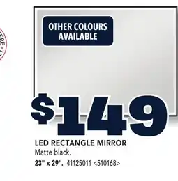 RONA 23 x 29 LED RECTANGLE MIRROR offer
