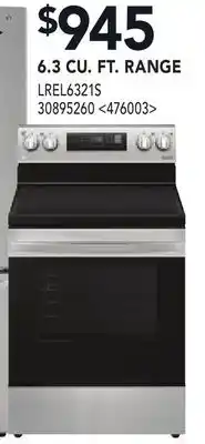 RONA 6.3 CU. FT. RANGE offer